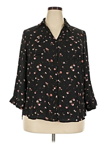 Iz Byer 3/4 Sleeve Blouse (view 1)