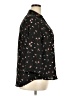 Iz Byer 100% Polyester Floral Black 3/4 Sleeve Blouse Size XXL - photo 4
