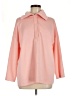 J.Jill Solid Pink Sweatshirt Size L - photo 1