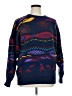 Bella Print Blue Pullover Sweater Size XL - photo 1