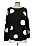 Chico's Polka Dots Black Pullover Sweater Size Lg (2) - photo 1
