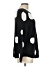 Chico's Polka Dots Black Pullover Sweater Size Lg (2) - photo 4