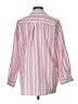 Old Navy 100% Cotton Stripes Pink 3/4 Sleeve Button-Down Shirt Size L - photo 2