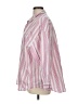 Old Navy 100% Cotton Stripes Pink 3/4 Sleeve Button-Down Shirt Size L - photo 5