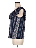 Old Navy 100% Cotton Blue Short Sleeve Blouse Size M - photo 5
