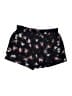 Maurices 100% Polyester Floral Black Shorts Size L - photo 2