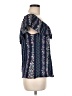 Old Navy 100% Cotton Blue Short Sleeve Blouse Size M - photo 4
