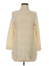Dana Buchman 100% Acrylic Chevron-herringbone Ivory Pullover Sweater Size S - photo 1