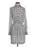 BCBGeneration 100% Polyester Print Gray Casual Dress Size S - photo 1