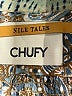 Chufy 100% Silk Paisley Brown 3/4 Sleeve Silk Top Size XS - photo 7