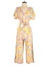 Lush Paisley Yellow Jumpsuit Size S - photo 1