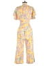 Lush Paisley Yellow Jumpsuit Size S - photo 2