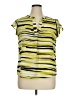 Calvin Klein Green Short Sleeve Blouse Size XL - photo 1