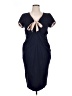 Stop Staring! Blue Cocktail Dress Size 1X - photo 1