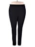 Hue Solid Black Active Pants Size 3X - photo 1