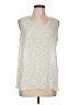 Apt. 9 100% Polyester Ivory Sleeveless Blouse Size L - photo 1
