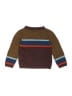 Tea Color Block Brown Pullover Sweater Size 3T - photo 2