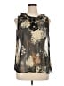 CAbi 100% Polyester Black Sleeveless Blouse Size XL - photo 1