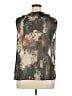 CAbi 100% Polyester Black Sleeveless Blouse Size XL - photo 2