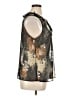 CAbi 100% Polyester Black Sleeveless Blouse Size XL - photo 4