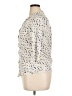 Boden Polka Dots Ivory 3/4 Sleeve Button-Down Shirt Size 14 - photo 5