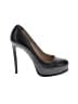 Pour La Victoire 100% Leather Black Heels Size 7 1/2 - photo 1