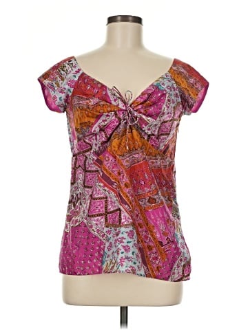 Dana Buchman Short Sleeve Blouse (view 1)