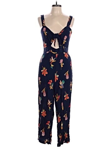 Madewell Plumeria Cutout Jumpsuit in Bird of Paradise (view 1)