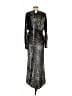 Jonathan Simkhai Metallic Silver Cocktail Dress Size 8 - photo 2