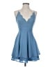 Windsor 100% Polyester Blue Cocktail Dress Size S - photo 1
