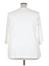 Quacker Factory White 3/4 Sleeve Top Size 3X - photo 2