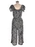 Mud Pie Paisley Gray Jumpsuit Size L - photo 2