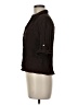 Zara Brown 3/4 Sleeve Button-Down Shirt Size M - photo 5