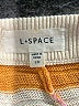 L Space 100% Cotton Chevron-herringbone Yellow Shorts Size L - photo 3