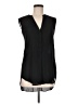 H&M 100% Polyester Black Sleeveless Blouse Size 6 - photo 1