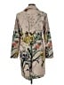Chico's Floral Multi Color Tan Jacket Size Med (1.5) - photo 2