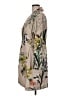 Chico's Floral Multi Color Tan Jacket Size Med (1.5) - photo 5