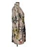 Chico's Floral Multi Color Tan Jacket Size Med (1.5) - photo 4
