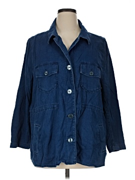 Lane Bryant 3/4 Sleeve Button Down Shirt