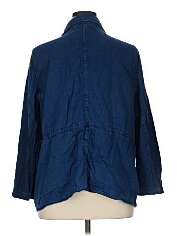 Lane Bryant 3/4 Sleeve Button-Down Shirt (view 2)