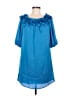 Boston Proper 100% Polyester Blue Casual Dress Size M - photo 1