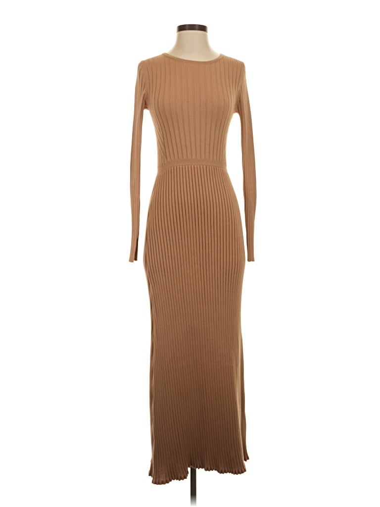 Pre-owned Express Casual Dress In Brown