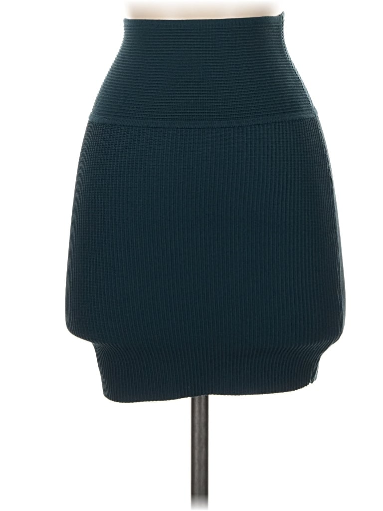 Pre-owned Babaton Casual Skirt In Teal