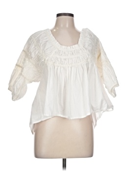 Free People 3/4 Sleeve Blouse
