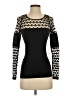 Venus Black Long Sleeve Top Size XS - photo 1