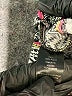 Bebop 100% Rayon Print Silver Shorts Size M - photo 3