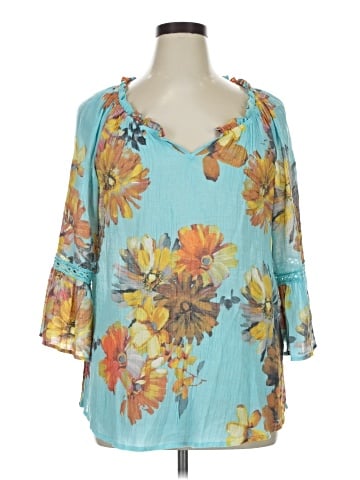 Spense 3/4 Sleeve Blouse (view 1)