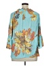 Spense Teal 3/4 Sleeve Blouse Size XL - photo 2