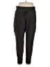 Athleta Solid Green Black Active Pants Size 14 - photo 1