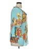 Spense Teal 3/4 Sleeve Blouse Size XL - photo 4
